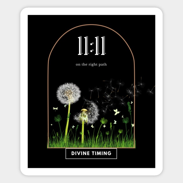 Manifestation Angel number 11:11 Magnet by MOFF-